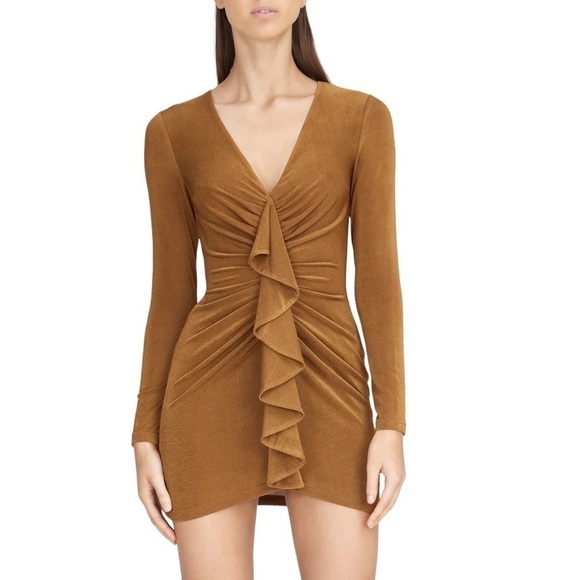 Significant Other Katie Mini Dress in Bronze AU 6 US 2 New - Picture 1 of 8
